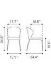 Oulu Dining Chair Graphite