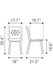 Orebro Dining Chair Pea