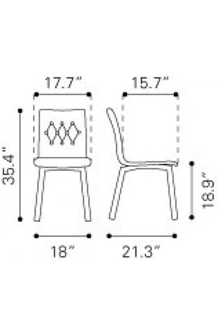 Orebro Dining Chair Pea