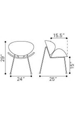 Match Occasional Chair White