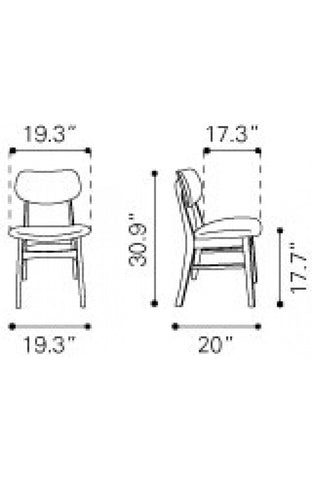 Midtown Dining Chair Dove Gray