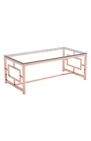 Geranium Coffee Table Rose Gold