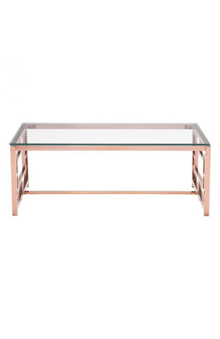 Geranium Coffee Table Rose Gold