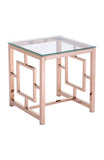 Geranium Side Table Rose Gold