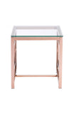 Geranium Side Table Rose Gold