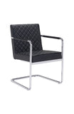 Quilt Dining Chair Black