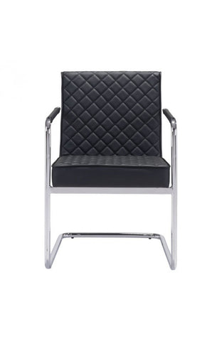 Quilt Dining Chair Black