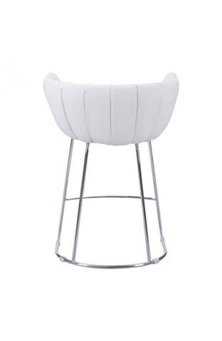 Latte Counter Chair White