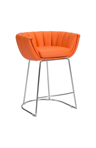 Latte Counter Chair Orange