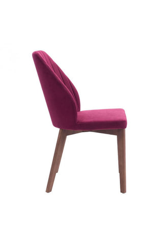 Vaz Dining Chair Red Velvet