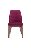 Vaz Dining Chair Red Velvet