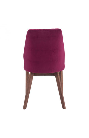 Vaz Dining Chair Red Velvet