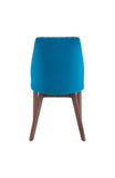 Vaz Dining Chair Blue Velvet