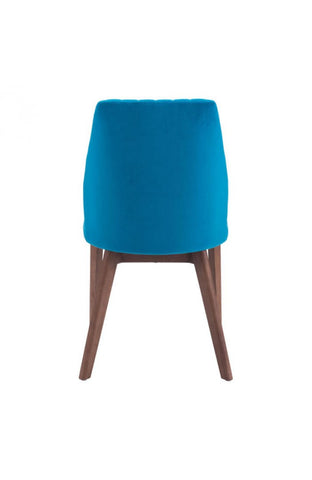 Vaz Dining Chair Blue Velvet