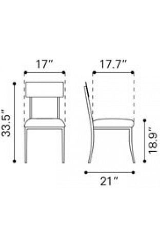 Mach Dining Chair White