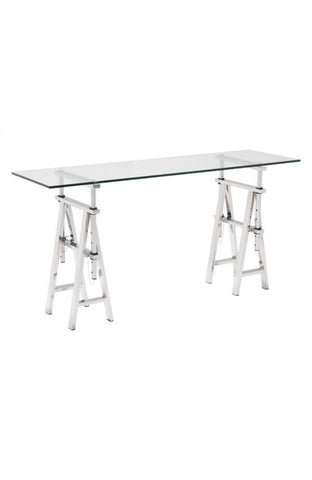 Lado Console Table Chrome