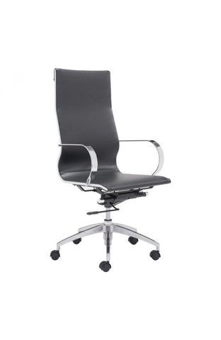 Glider High Back Office Chair Black