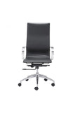 Glider High Back Office Chair Black
