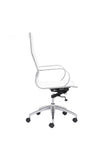 Glider High Back Office Chair White