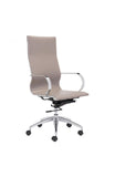 Glider High Back Office Chair Taupe