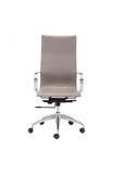 Glider High Back Office Chair Taupe