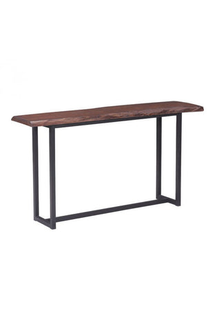 Papillion Console Table Distressed Cherry Oak