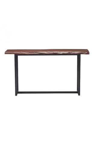 Papillion Console Table Distressed Cherry Oak