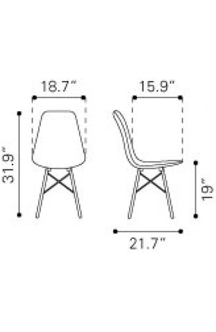 Probability Dining Chair Gray