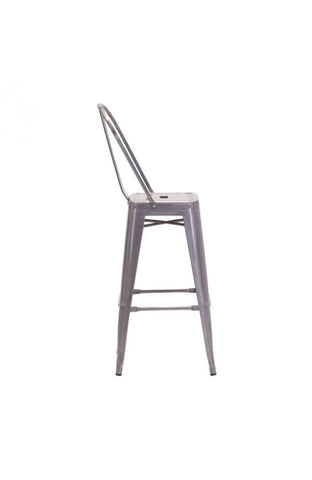 Elio Bar Chair Gunmetal