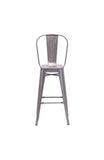 Elio Bar Chair Gunmetal