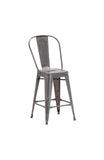 Elio Counter Chair Gunmetal