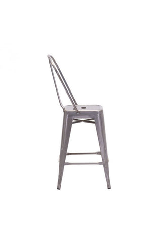 Elio Counter Chair Gunmetal