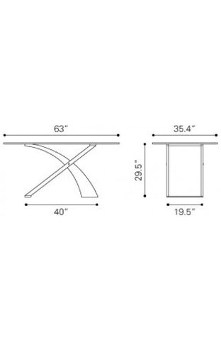 Outremont Dining Table Walnut