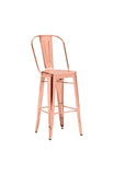 Elio Bar Chair Rose Gold