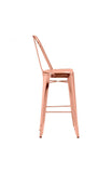 Elio Bar Chair Rose Gold