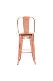 Elio Bar Chair Rose Gold