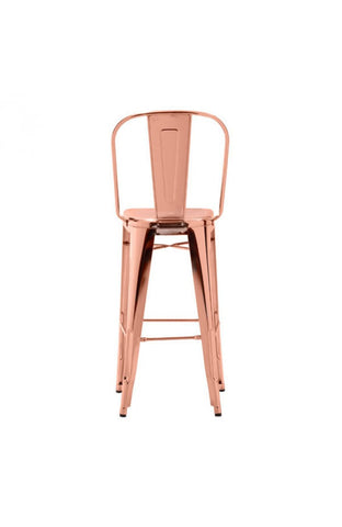 Elio Bar Chair Rose Gold