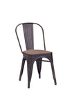 Elio Dining Chair Rustic Wood