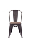 Elio Dining Chair Rustic Wood