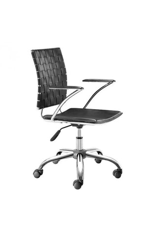 Criss Cross Office Chair Black