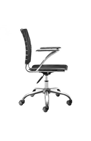 Criss Cross Office Chair Black