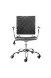 Criss Cross Office Chair Black