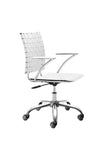 Criss Cross Office Chair White