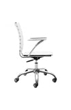 Criss Cross Office Chair White