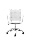 Criss Cross Office Chair White