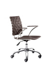 Criss Cross Office Chair Espresso