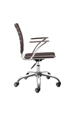 Criss Cross Office Chair Espresso