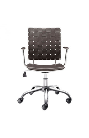 Criss Cross Office Chair Espresso