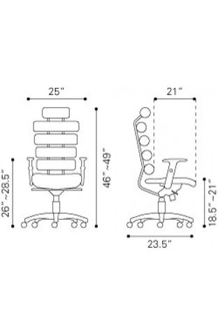 Unico Office Chair Black