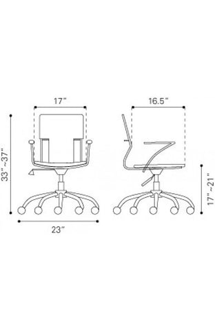 Trafico Office Chair Red